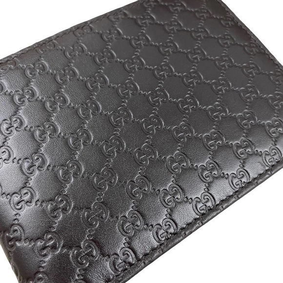 NEW Gucci MicroGuccissima Bifold Wallet Moro Brown MEN - Picture 8 of 11